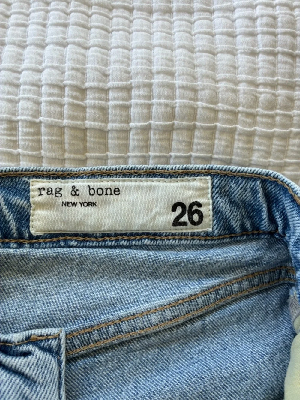 Rag and Bone Harlow Mid Rise Full Length Jeans Size 26 - Picture 6 of 8